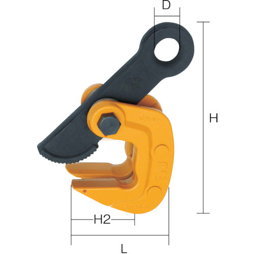 スーパー　水平横吊クランプ（クランプ範囲：０～５０ｍｍ）